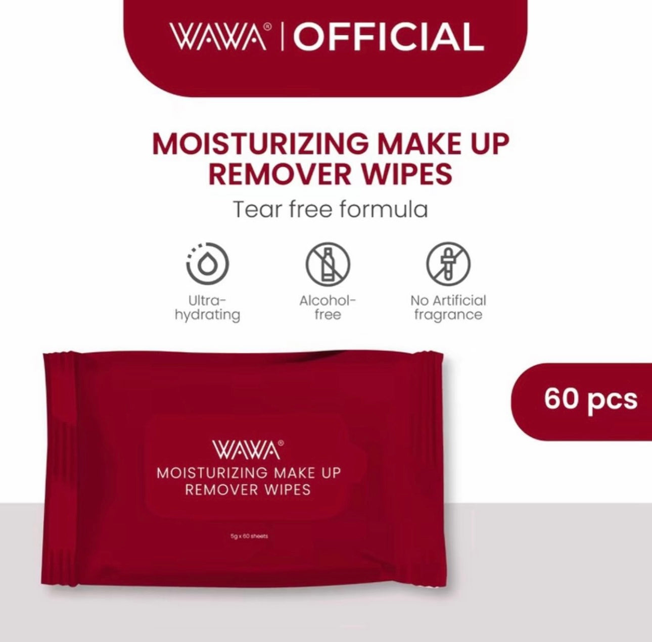 WAWA Make Up Remover Facial Wipes