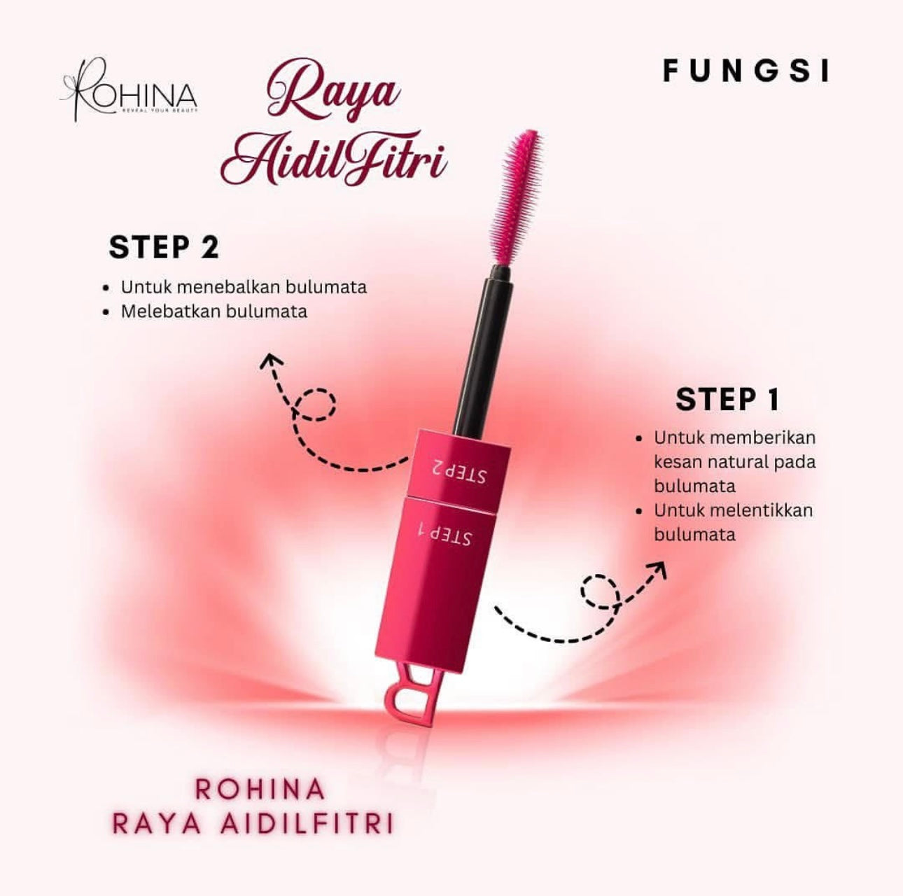 Rohina Raya Aidilfitri 2 Step Mascara