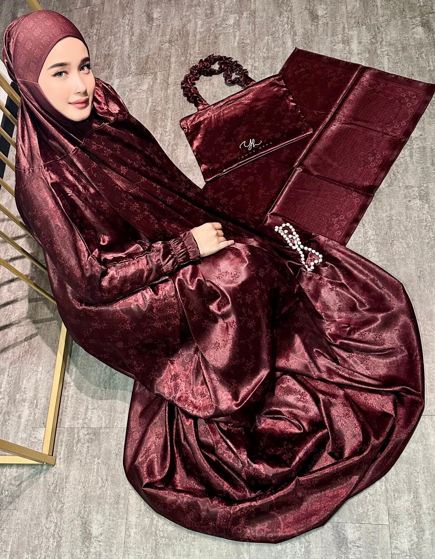 SAFA Telekung Set - Maroon