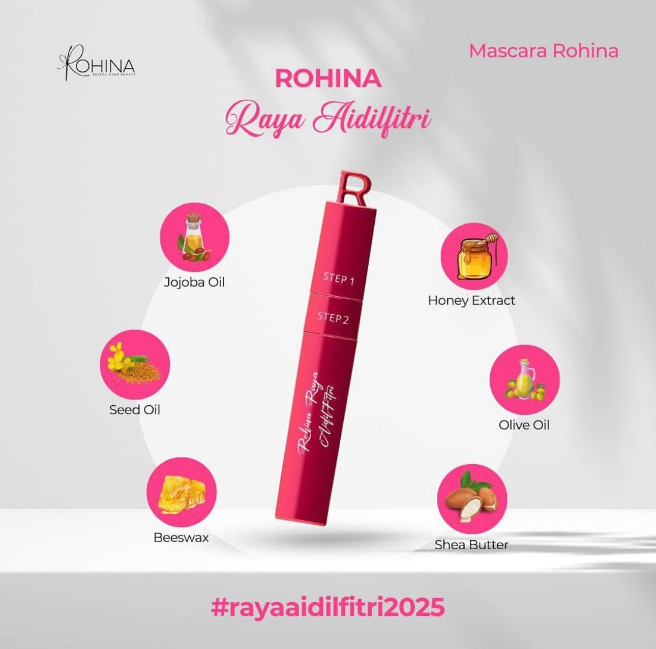 Rohina Raya Aidilfitri 2 Step Mascara