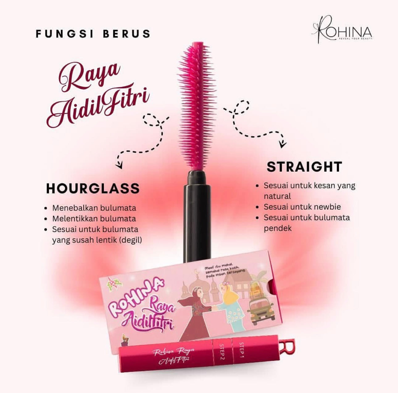 Rohina Raya Aidilfitri 2 Step Mascara