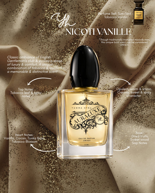 AURALUXE UNISEX EDP - NICOTI VANILLE