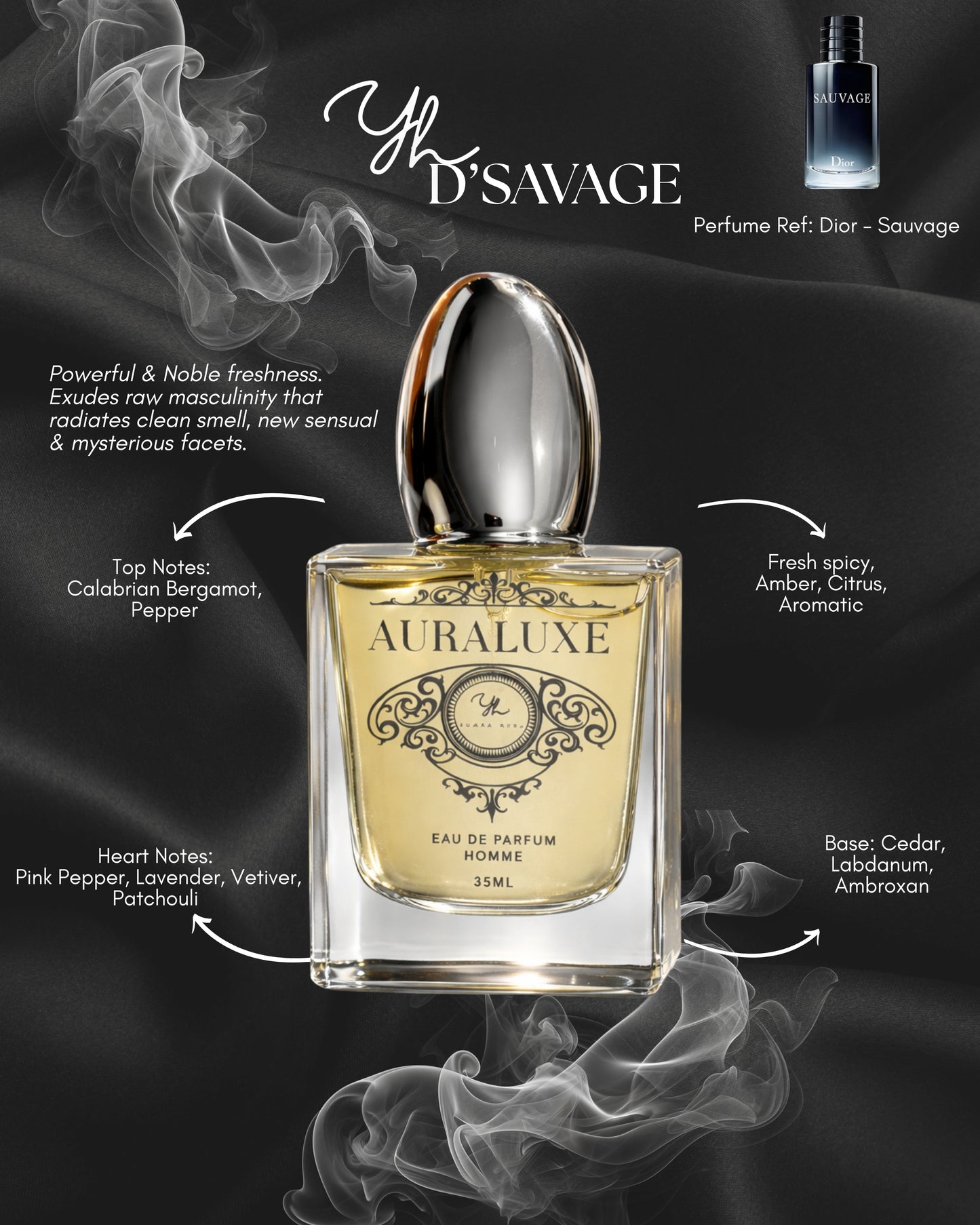 AURALUXE HOMME EDP - D’SAVAGE