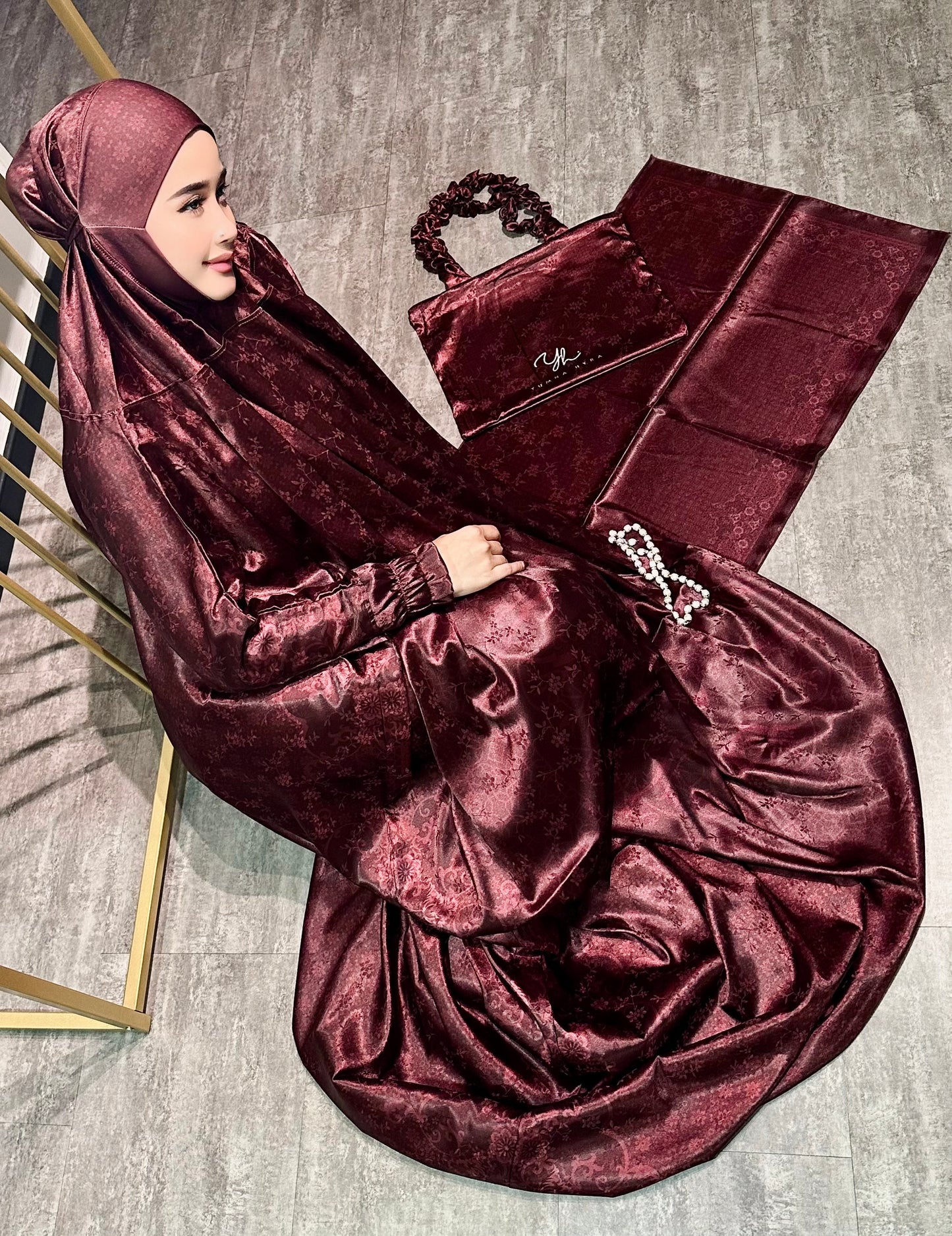 SAFA Telekung Set - Maroon