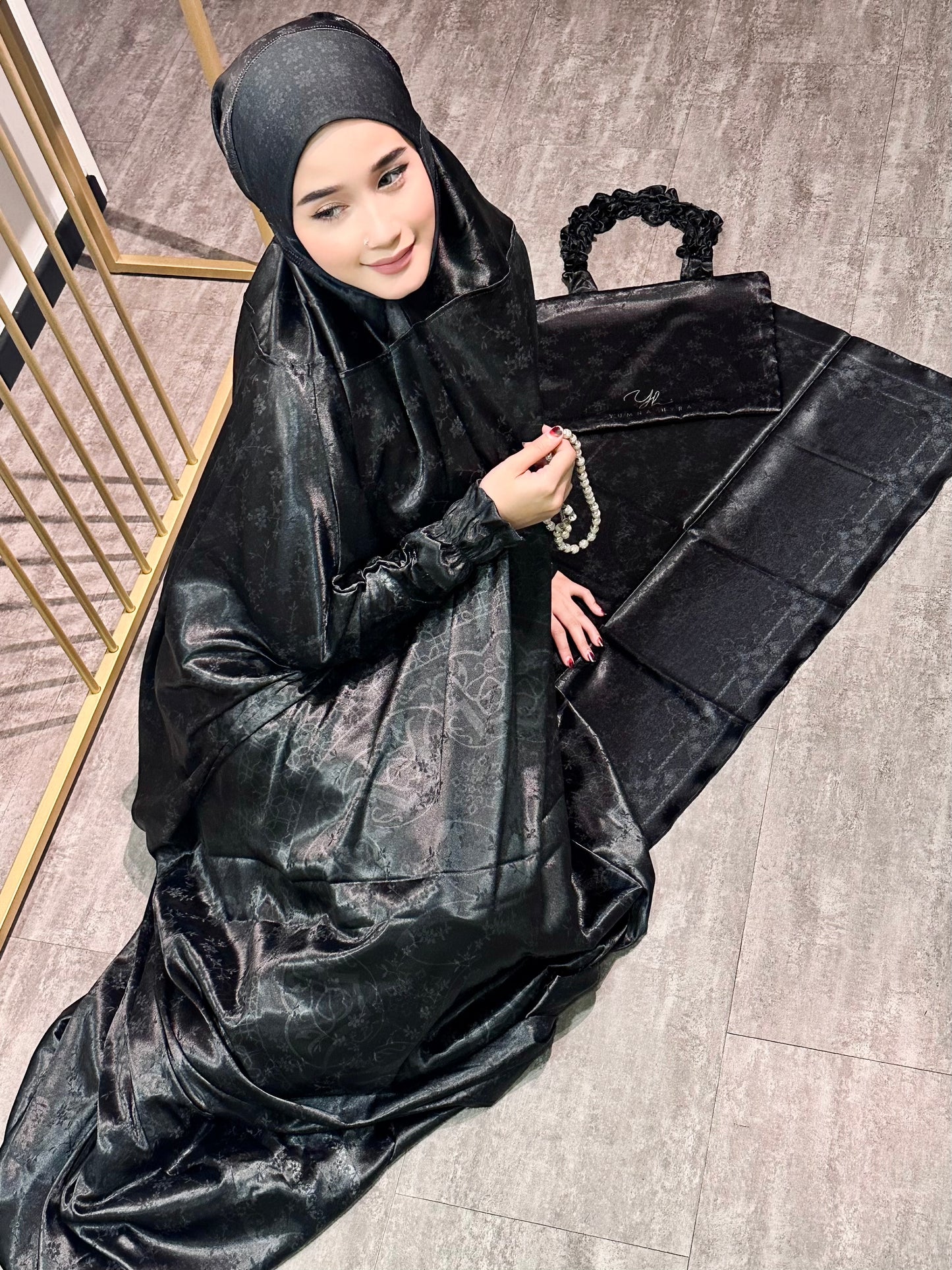 SAFA Telekung Set - Black