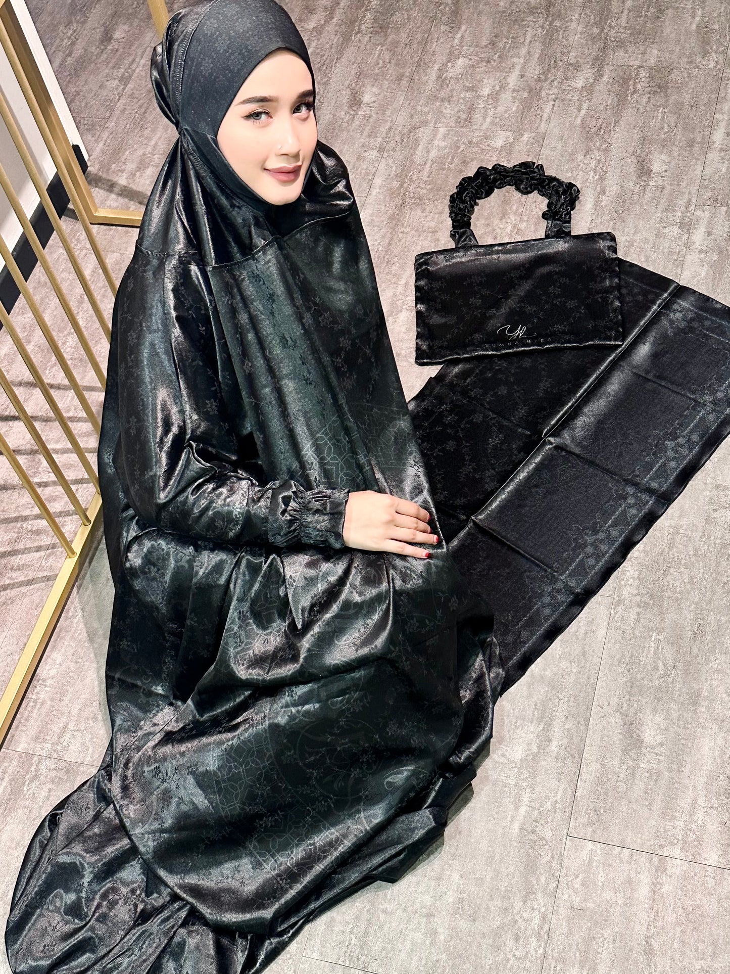 SAFA Telekung Set - Black