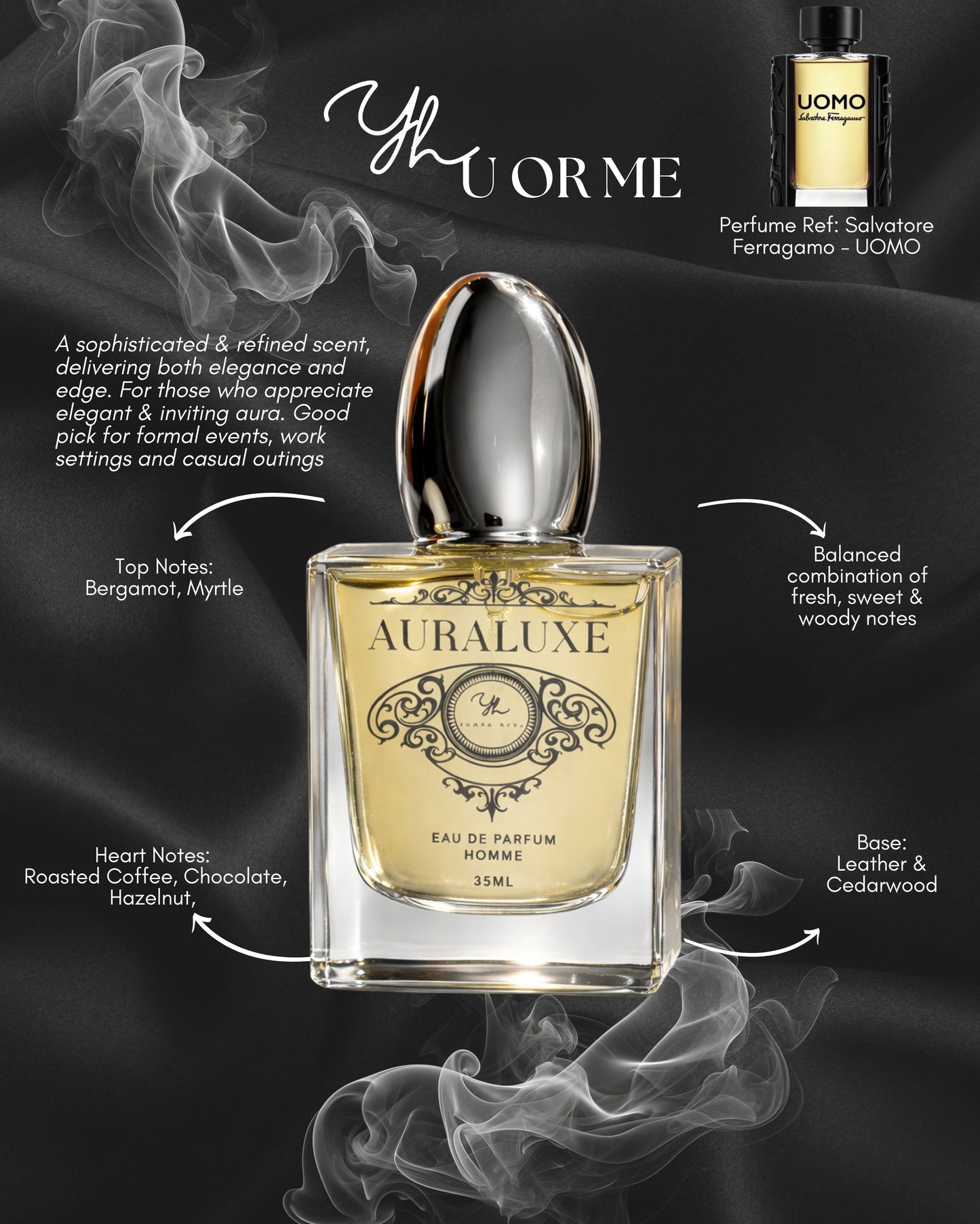 AURALUXE HOMME EDP - U OR ME